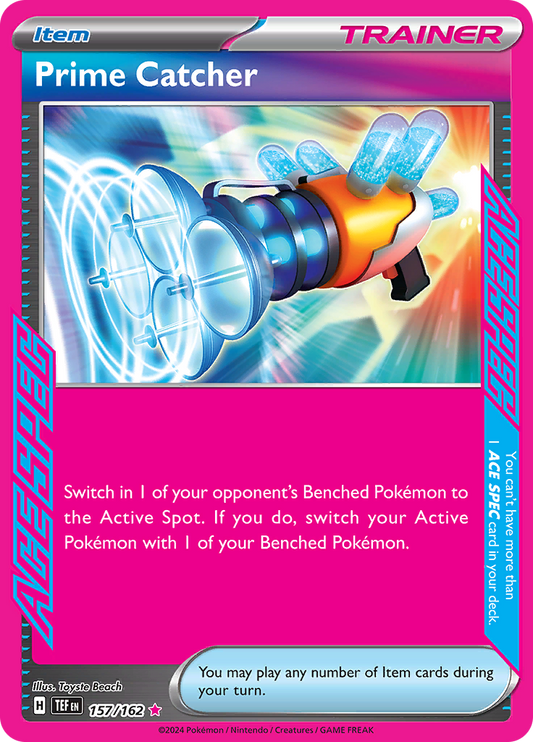 Prime Catcher - 157/162 - Ace Rare