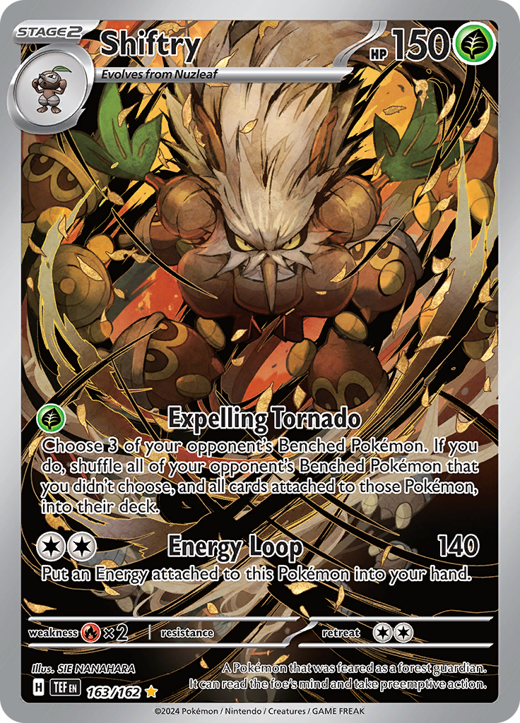 Shiftry - 163/162 - Illustration Rare