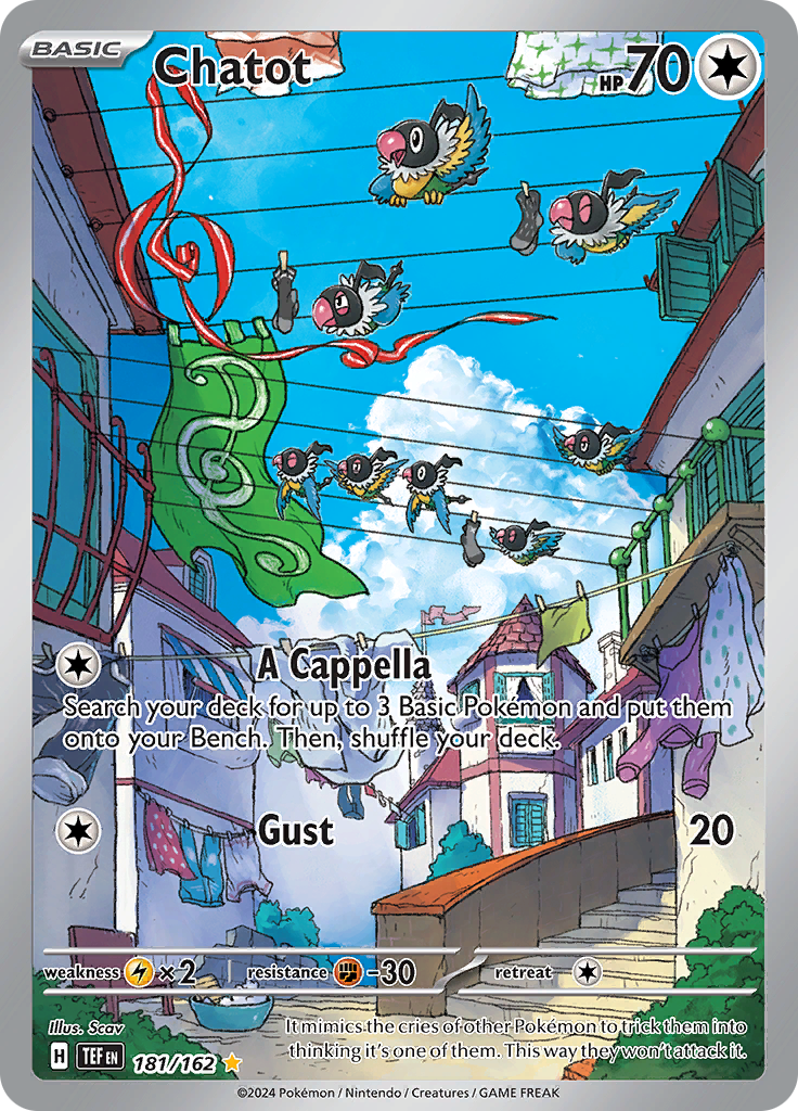 Chatot - 181/162 - Illustration Rare (Español)