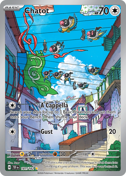 Chatot - 181/162 - Illustration Rare (Español)