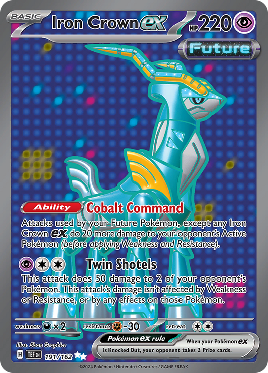 Iron Crown ex - 191/162 - Full Art Secret Rare (Español)