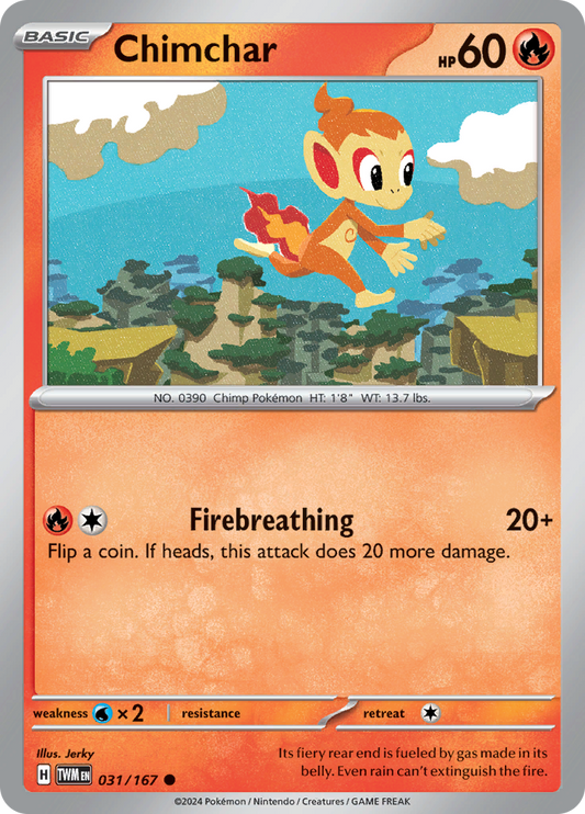 Chimchar - 031/167 - Common (Español)