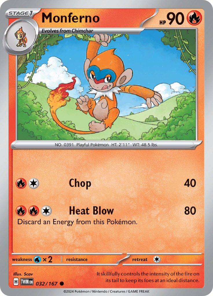 Monferno - 032/167 - Common