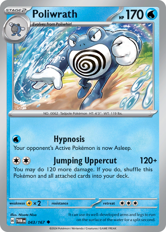 Poliwrath - 043/167 - Uncommon (Español)