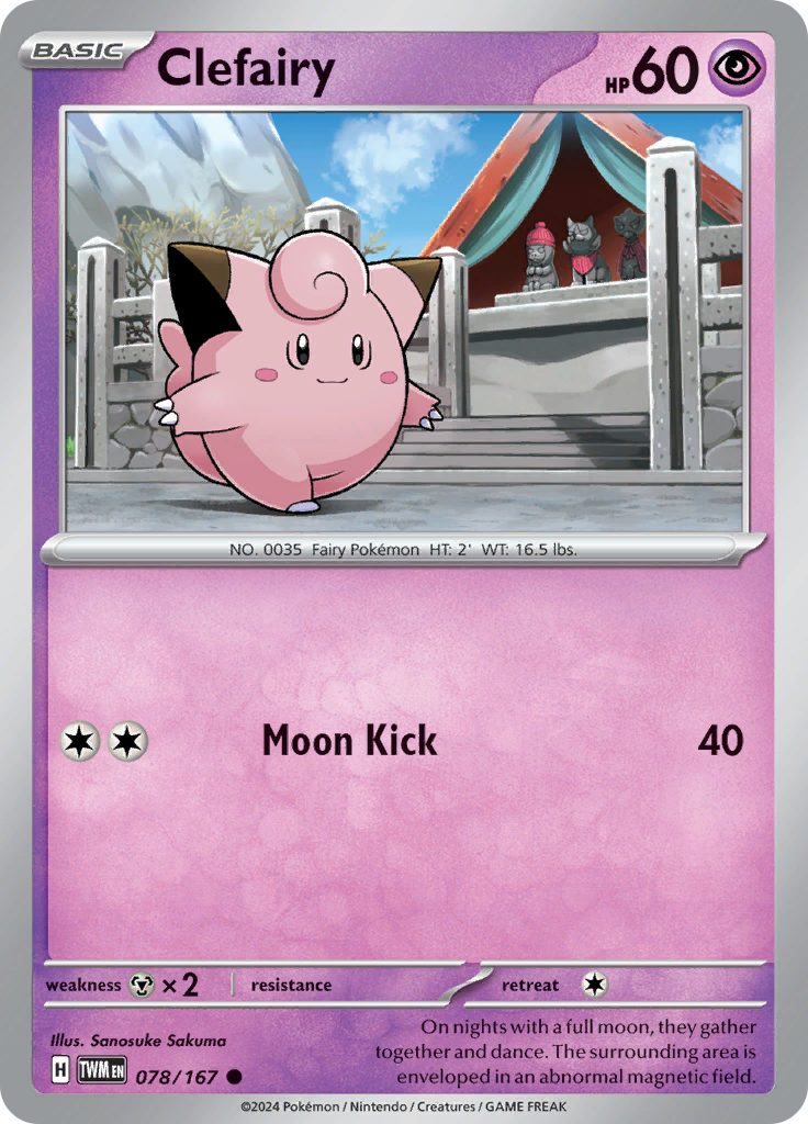 Clefairy - 078/167 - Common