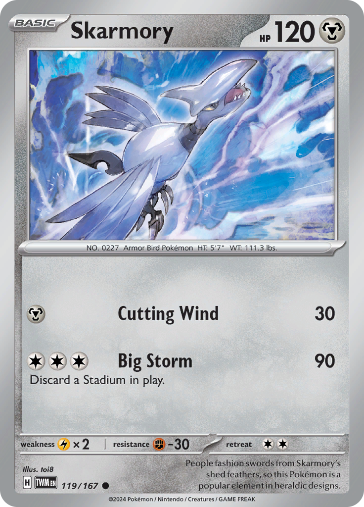 Skarmory - 119/167 - Common (Español)