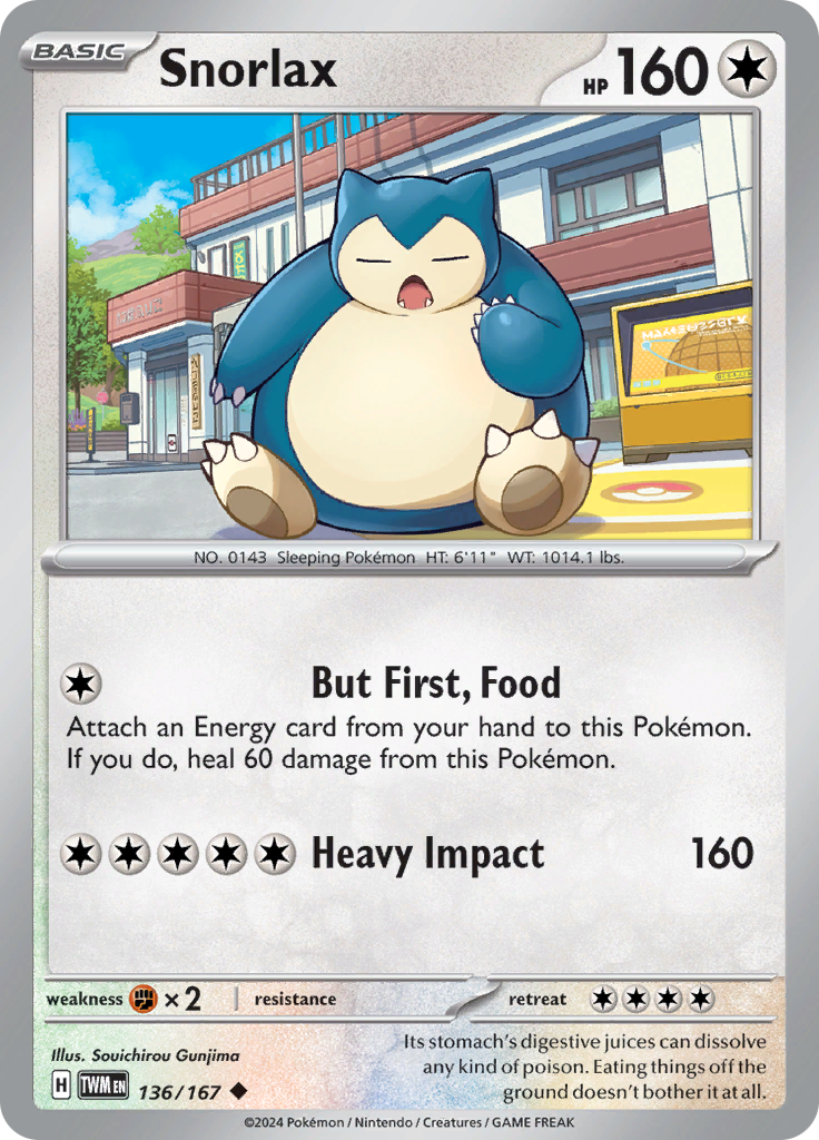 Snorlax - 136/167 - Uncommon