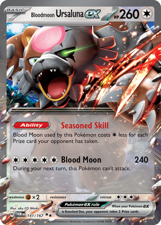 Bloodmoon Ursaluna ex - 141/167 - Ultra Rare