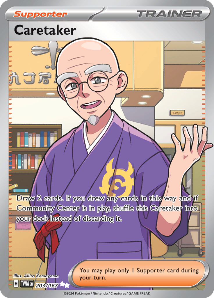 Caretaker - 203/167 - Full Art Secret Rare