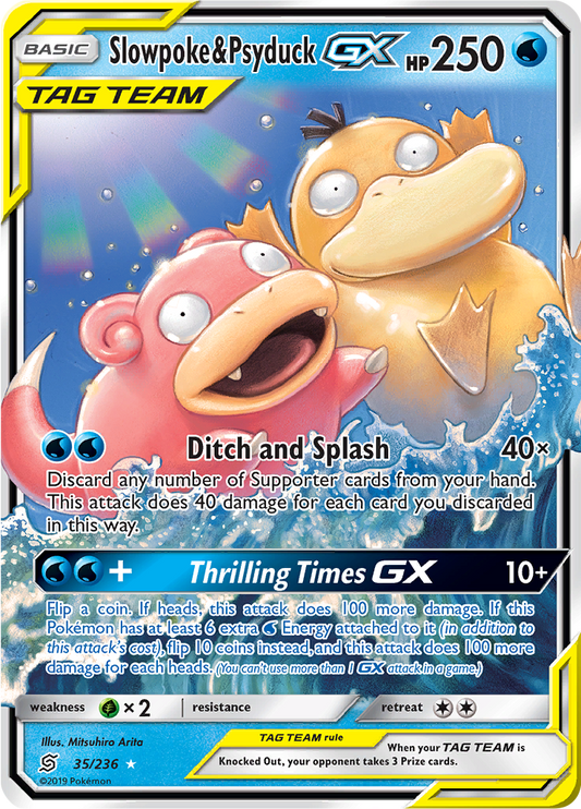 Slowpoke & Psyduck GX - 35/236 - Ultra Rare