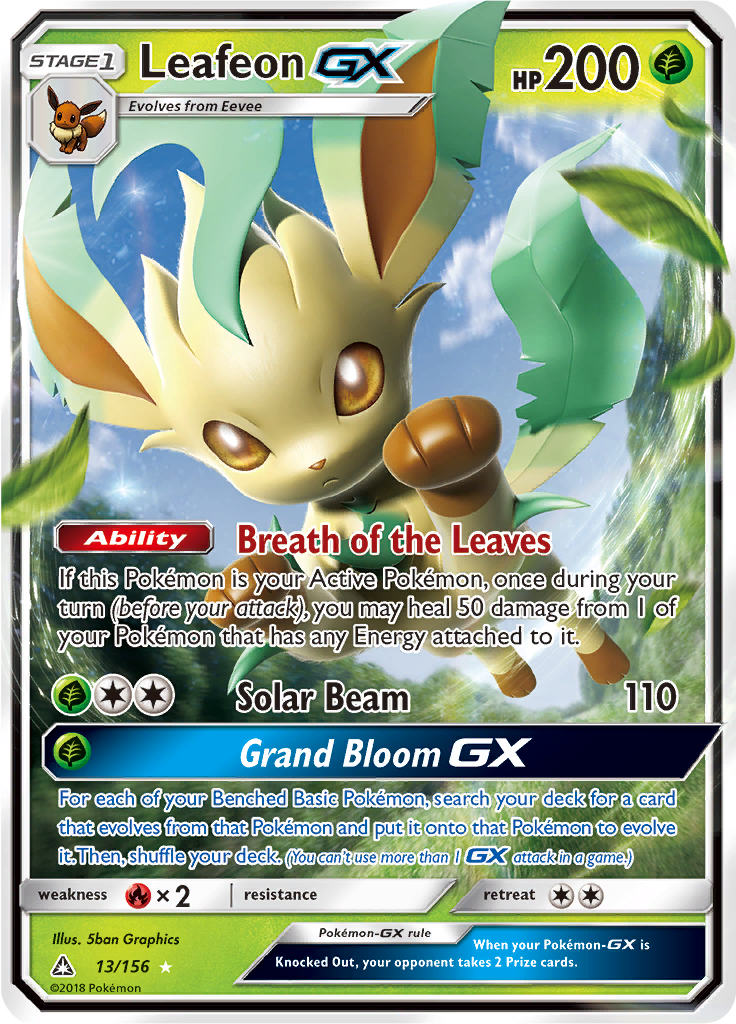 Leafeon GX - 13/156 - Ultra Rare - LP (Español)