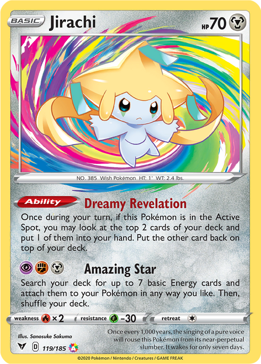 Jirachi - 119/185 - Amazing Rare (Español)