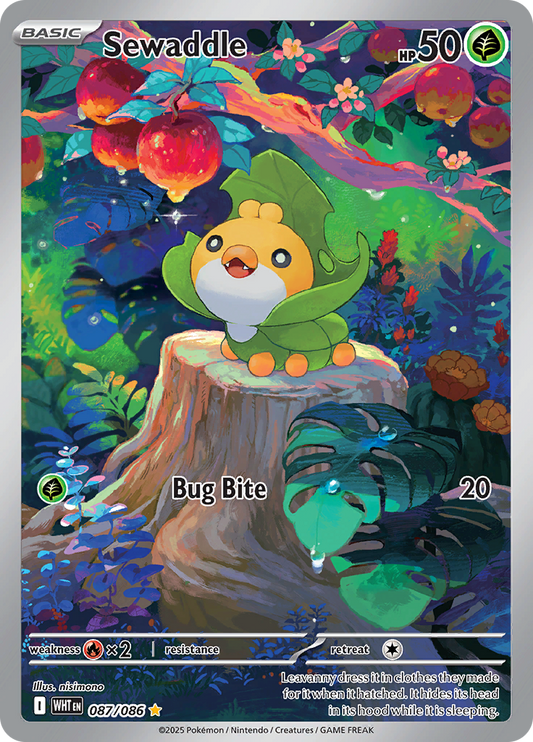 Sewaddle - 087/086 - Illustration Rare
