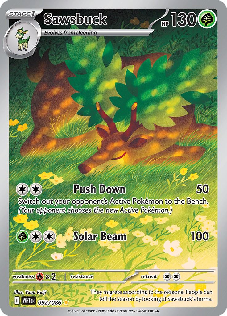 Sawsbuck - 092/086 - Illustration Rare