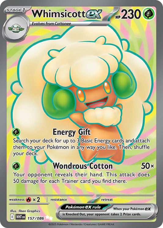 Whimsicott ex - 157/086 - Ultra Rare (Español LA)