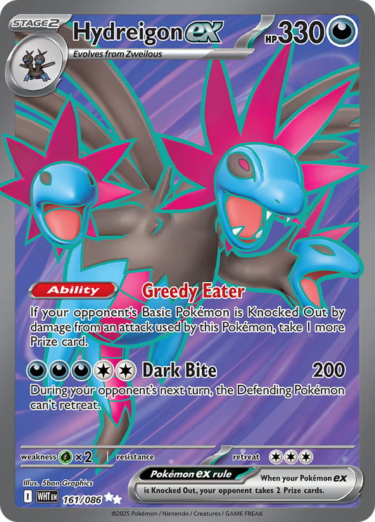 Hydreigon ex - 161/086 - Ultra Rare