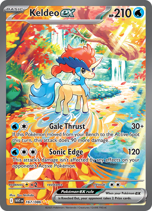Keldeo ex - 167/086 - Special Illustration Rare