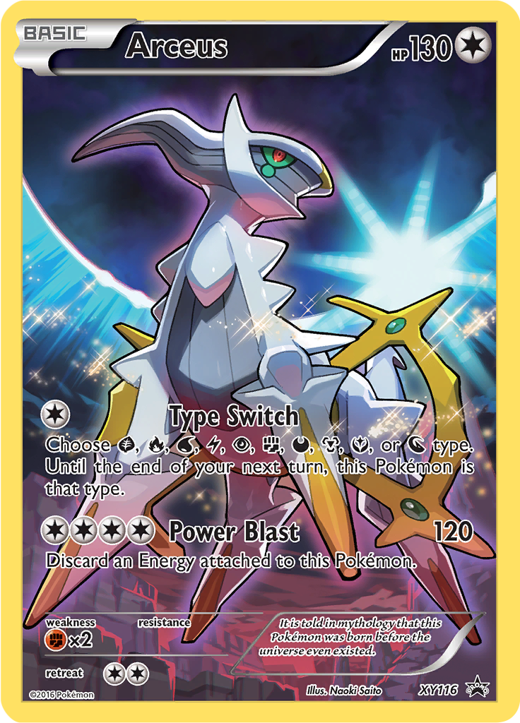 Arceus - XYP116 - Promo -LP