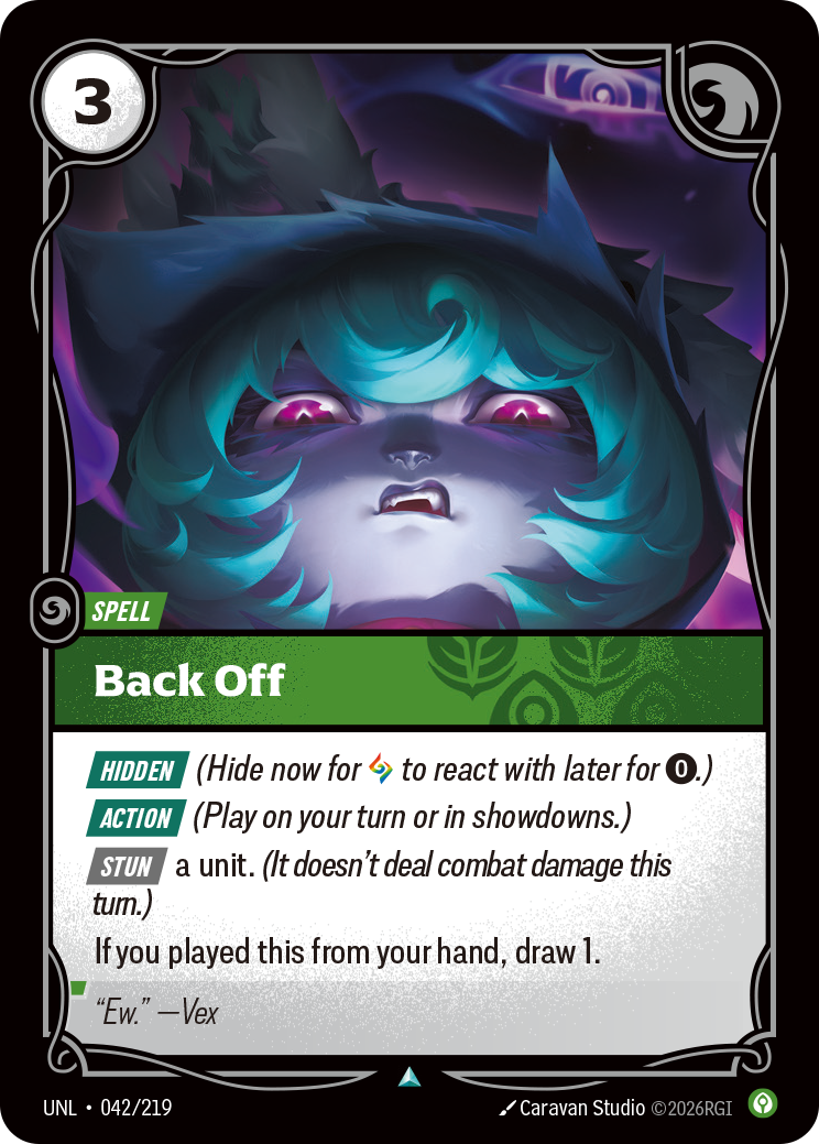 Back Off - 042/219