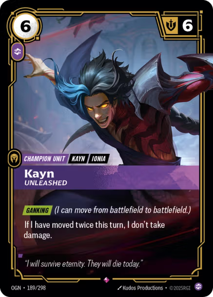 KAYN, UNLEASHED - OGN-189/298