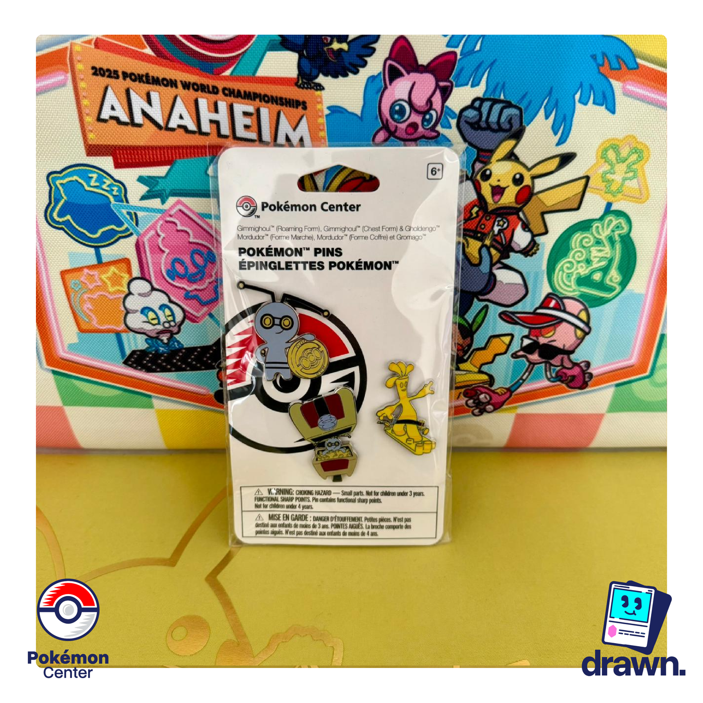 Gholdepo Family Pin - Pokemon Center