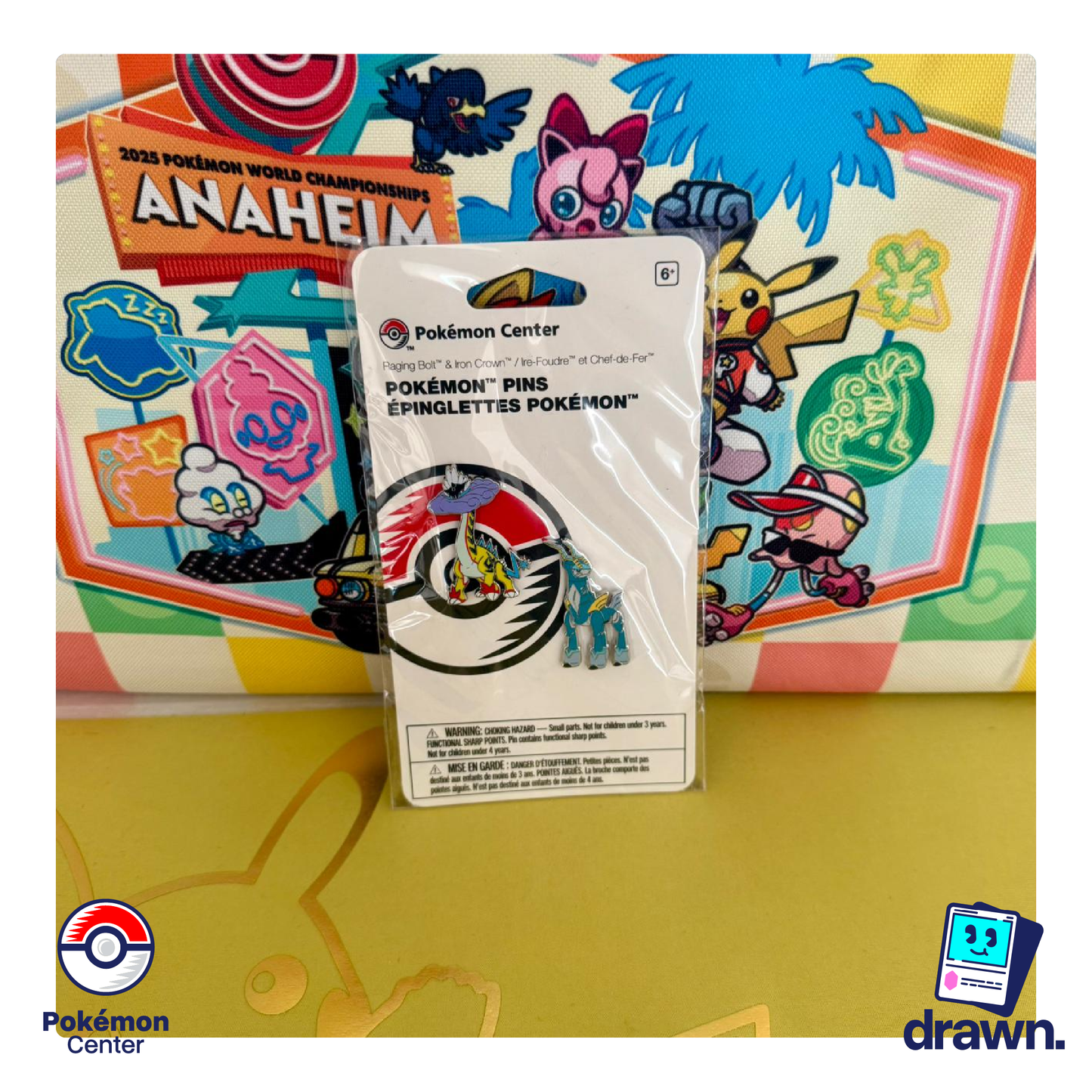 Raging Bolt / Iron Crown Pin - Pokemon Center