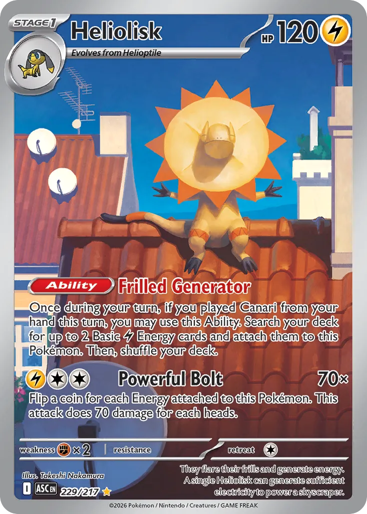Heliolisk - 229/217 - Illustration Rare