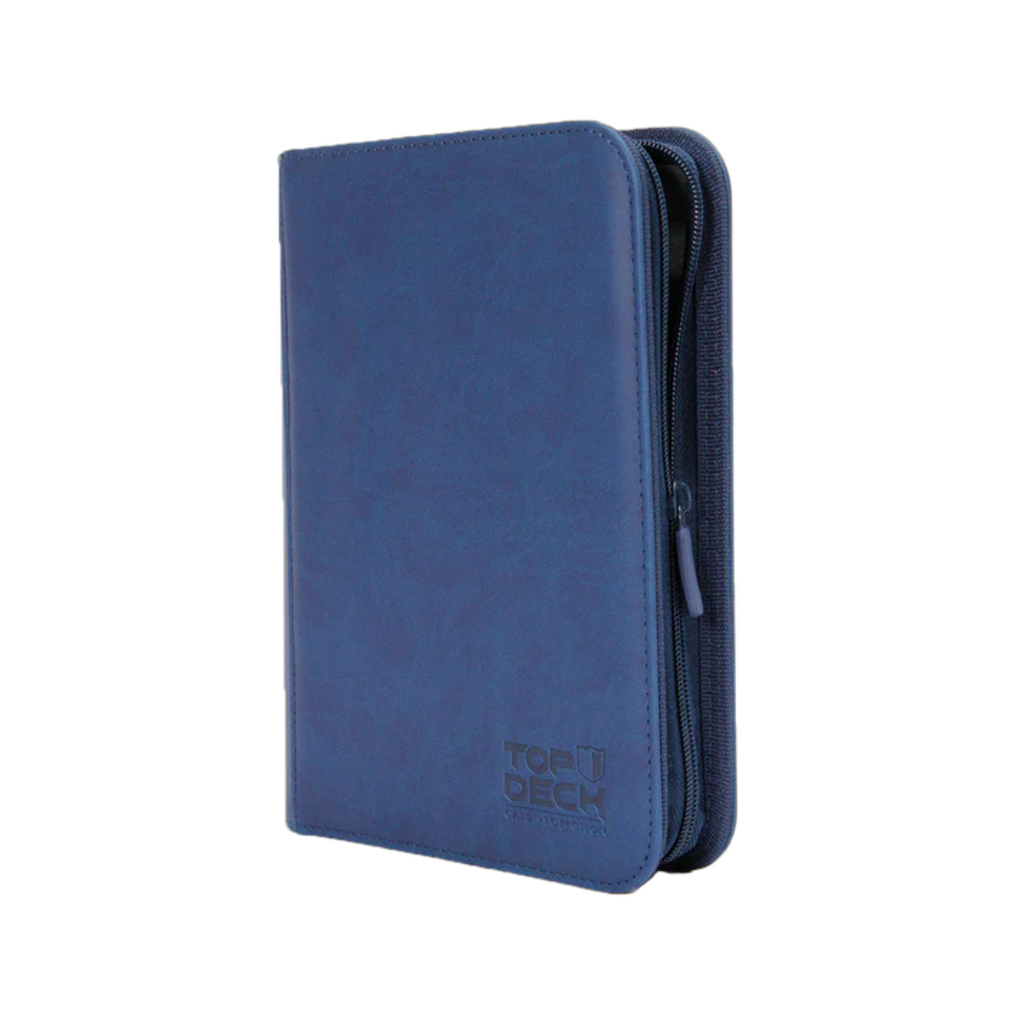 Carpeta Cuero TOPDECK - 160 Espacios - Azul Oscuro