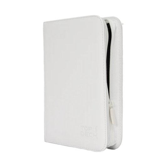 Carpeta Cuero TOPDECK - 160 Espacios - Blanca