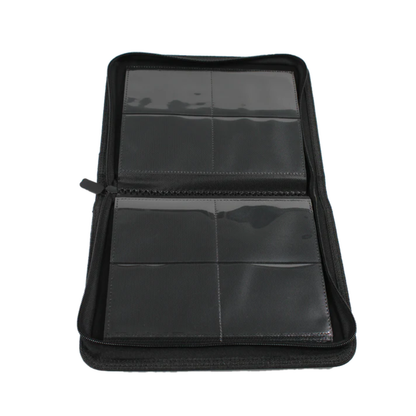 Carpeta Cuero TOPDECK - 160 Espacios - Negra