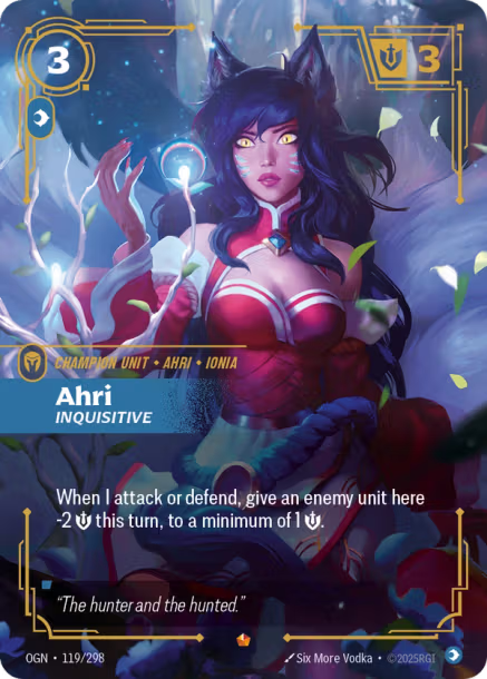 AHRI, INQUISITIVE - OGN-119/298
