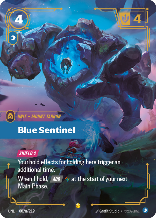 Blue Sentinel (Alternate Art) - 87