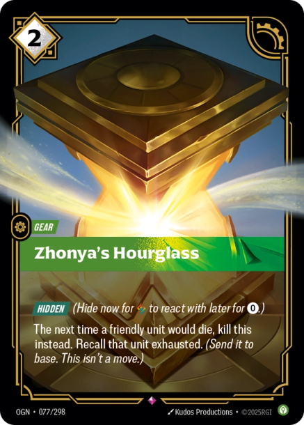 ZHONYA'S HOURGLASS - OGN-077/298