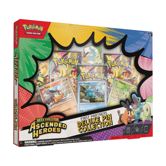 Pokemon TCG: Ascended Heroes First Partners Deluxe Pin Collection