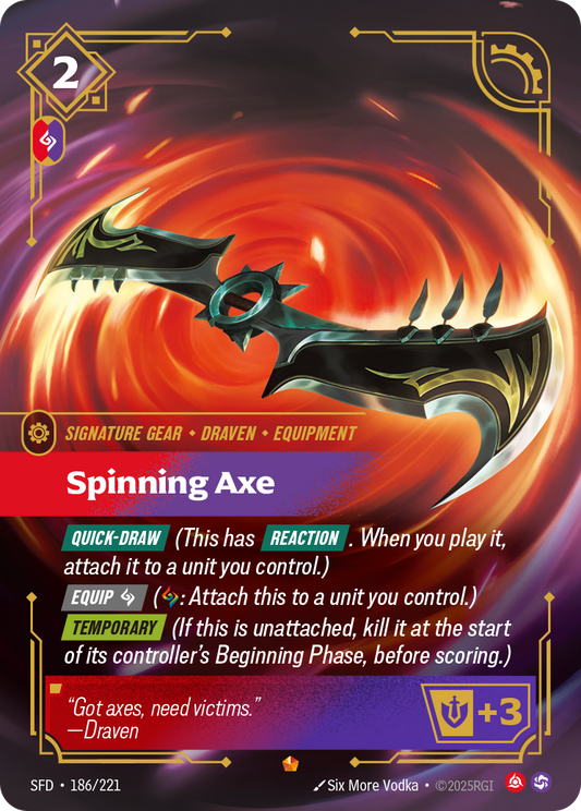Spinning Axe - SFD-186/221