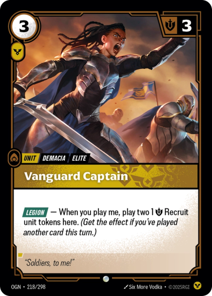 VANGUARD CAPTAIN - OGN-218/298