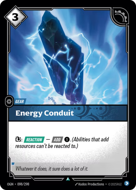 ENERGY CONDUIT - OGN-098/298