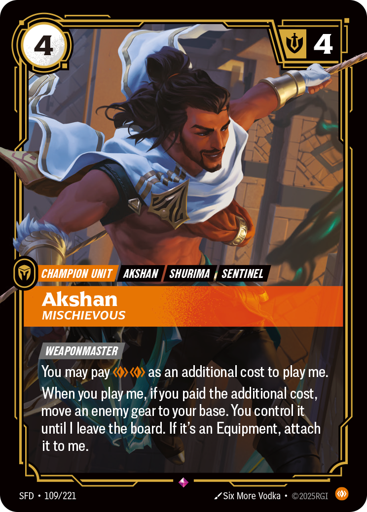 Akshan, Mischievous - SFD-109/221