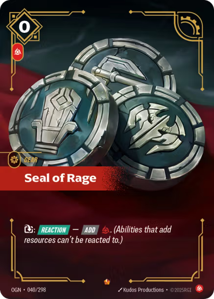 SEAL OF RAGE - OGN-040/298