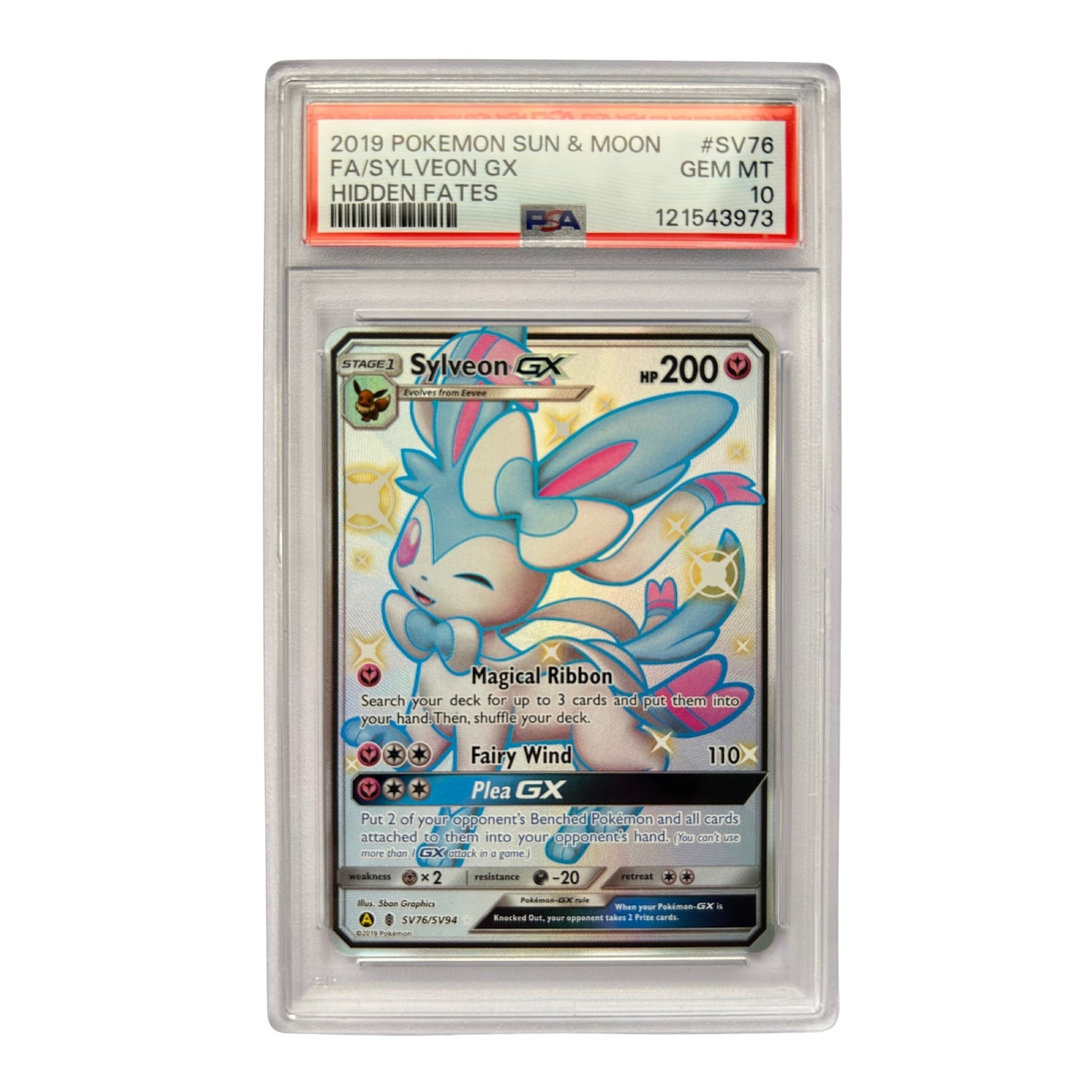 GRADED - Sylveon GX SV76 PSA 10