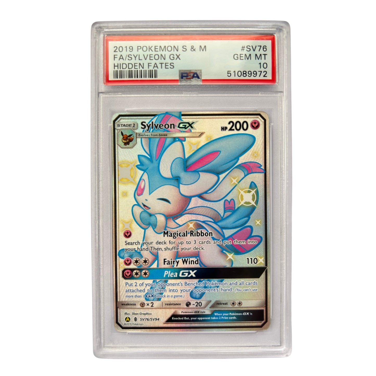 GRADED - Sylveon GX SV76 PSA 10