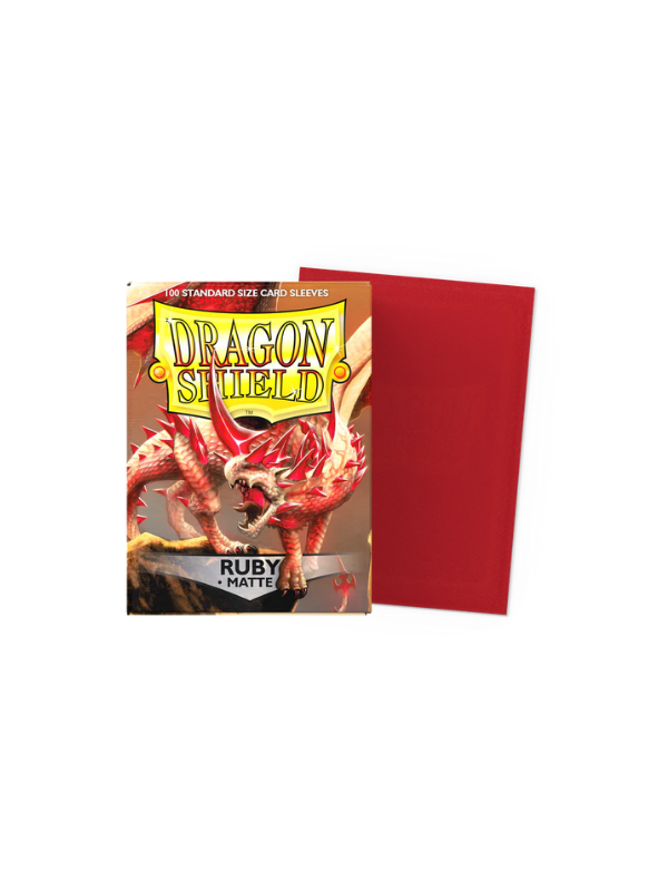 Dragon Shield Matte Sleeves Standard - Ruby