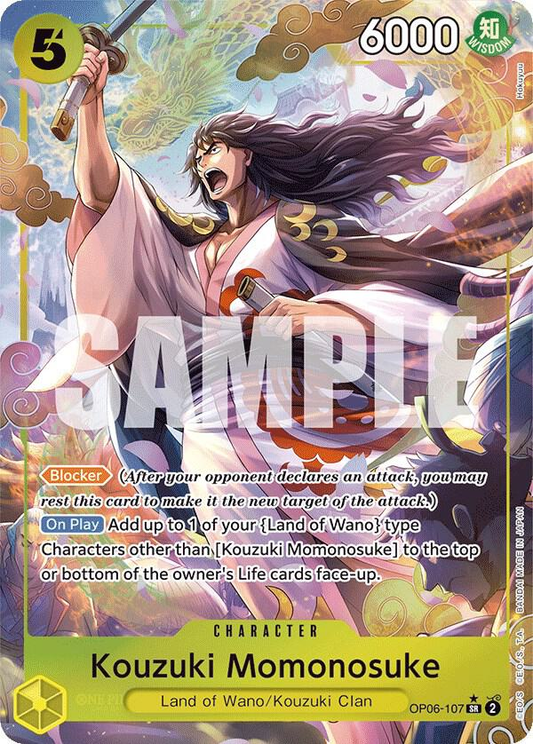 Kouzuki Momonosuke  (Alternate Art) - OP06-107