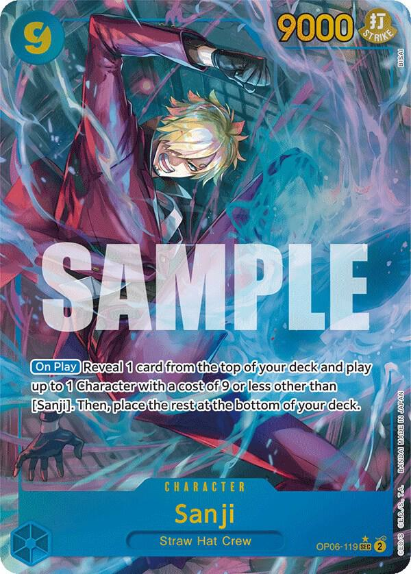 Sanji (Alternate Art) - Wings of the Captain (OP06)