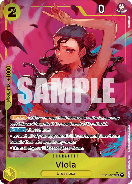 Viola (Alternate Art) - Extra Booster: Memorial Collection (EB-01)