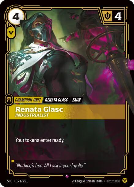 Renata Glasc - Industrialist - 171/221 - Rare (Inglés Foil NM)