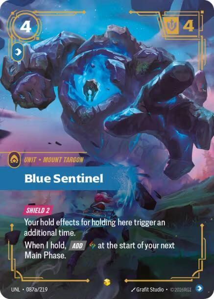 Blue Sentinel - 087a/219 - Showcase (Inglés Foil NM)