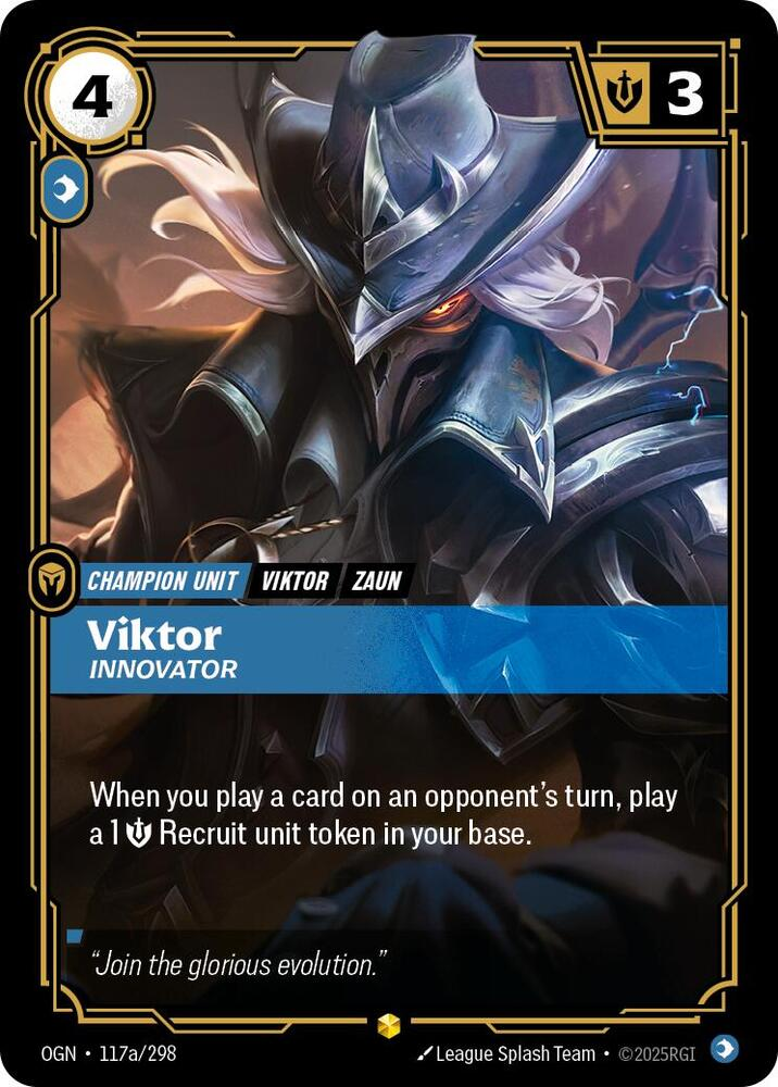 Viktor - Innovator - 117a/298 - Showcase (Inglés Foil NM)