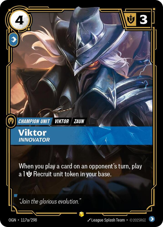 Viktor - Innovator - 117a/298 - Showcase (Inglés Foil NM)