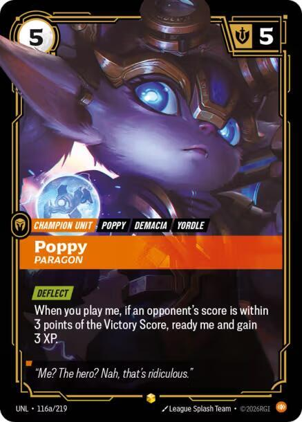 Poppy - Paragon - 116a/219 - Showcase (Inglés Foil NM)